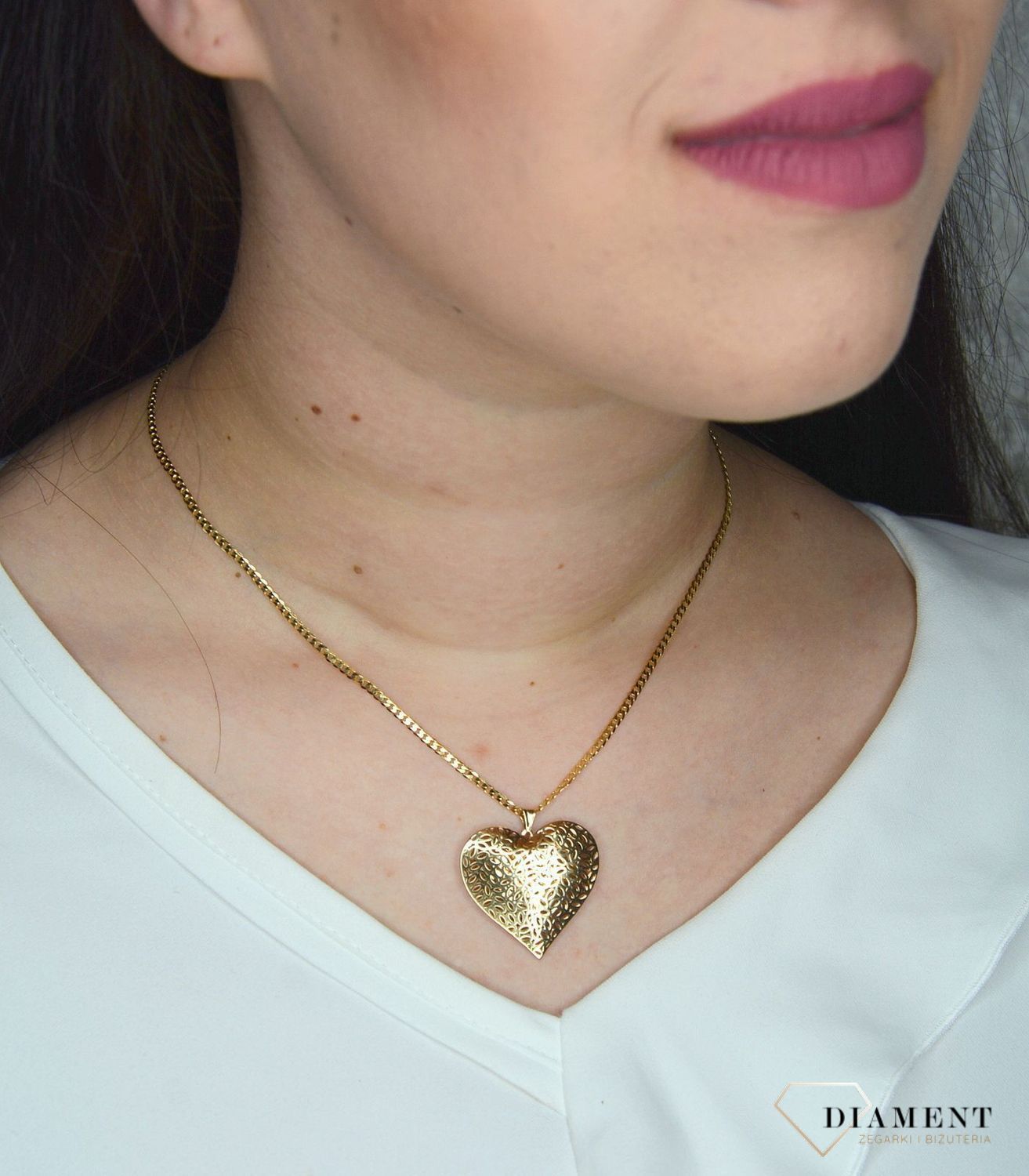 Złoty łańcuszek 333 pancerka 3 mm DIA-LAN-3168-333 3mm. Klasyczny i uniwersalny łańcuszek o splocie pancerki (1).jpg